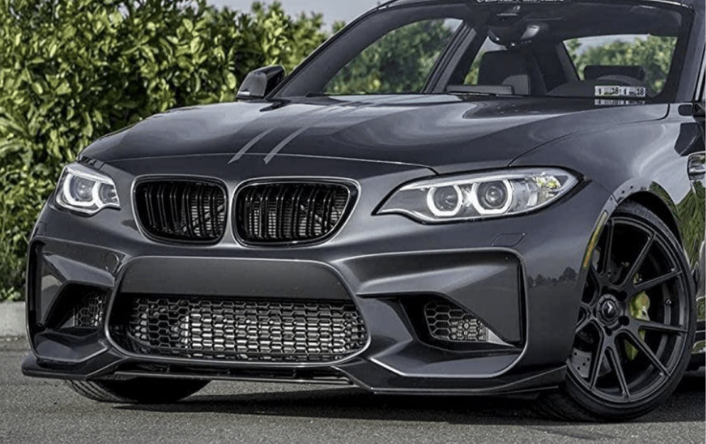 Grilles de Calandre Noir Brillant pour BMW Série 2 F22 et M2 F87 type M Performance (2012-2021)