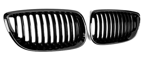 Simple lame / Avant restylage (2006 à 2010) Grilles de calandre noires BMW Série 3 E92 type M Performance  (2006 - 2014) BMW Série 3 E92 - Grilles de calandre noires type M Performance (2006 - 2014)