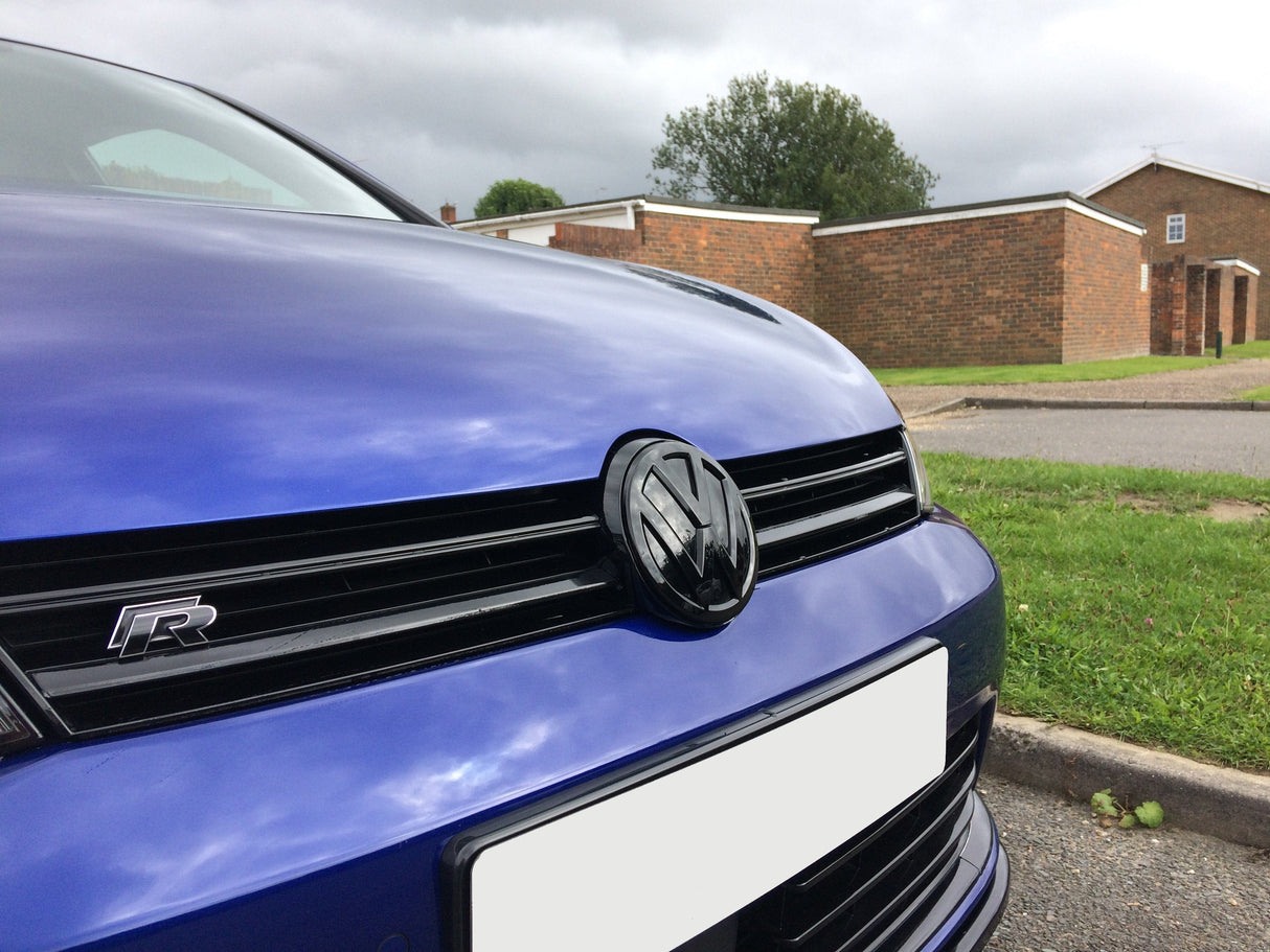 Pack d'emblèmes avant et arrière noirs logos VW GOLF 7