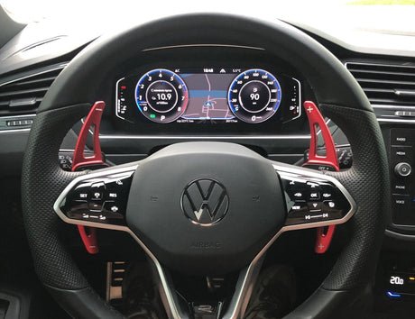 Palettes au volant en Aluminum pour VW Golf 8