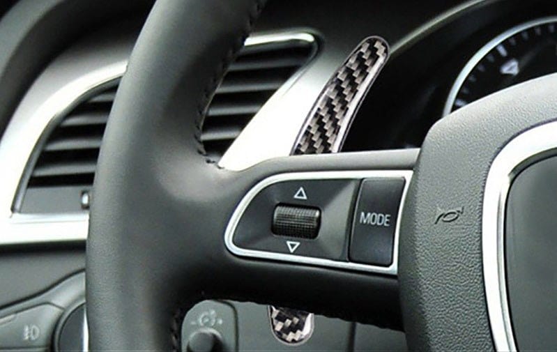 Palettes au volant réplique carbone pour AUDI 2008 à 2012