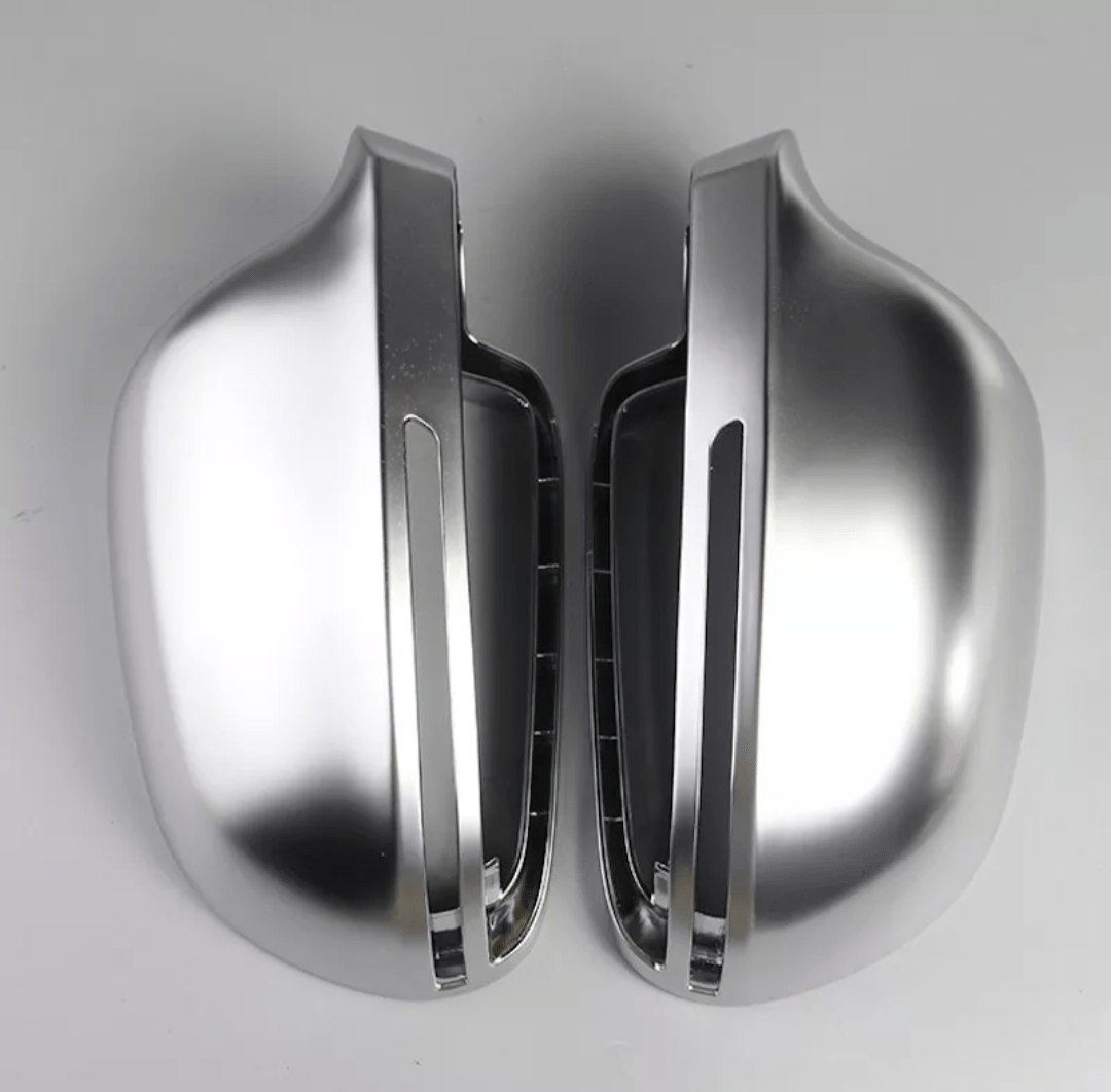 Avec Side Assist Coques de rétroviseurs Argent Mat Chrome pour Audi A5 B8