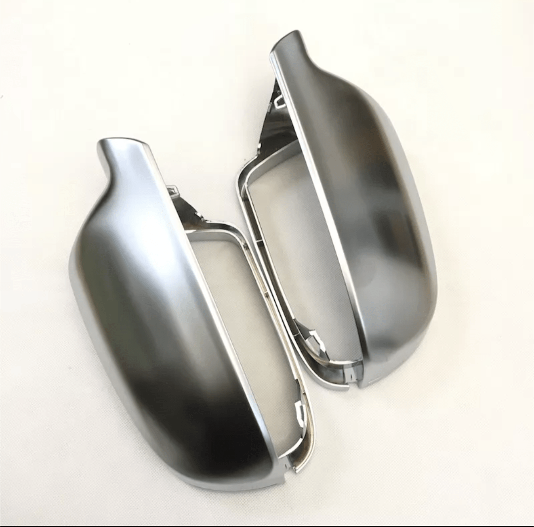 Avec Side Assist Coques de rétroviseurs Chrome Argent Mat pour Audi A4 B8.5