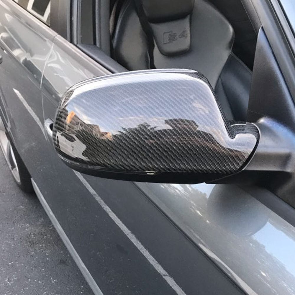 Coques de rétroviseurs finition Carbone pour Audi A6 C6 (2008 - 2011)