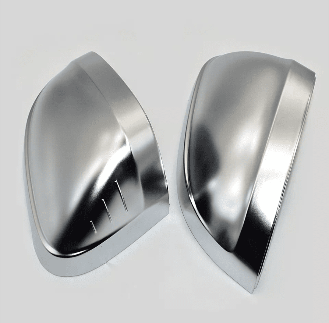 Sans détecteur d'angle mort Coques de rétroviseurs Chrome Argent Mat pour Audi A4 B9