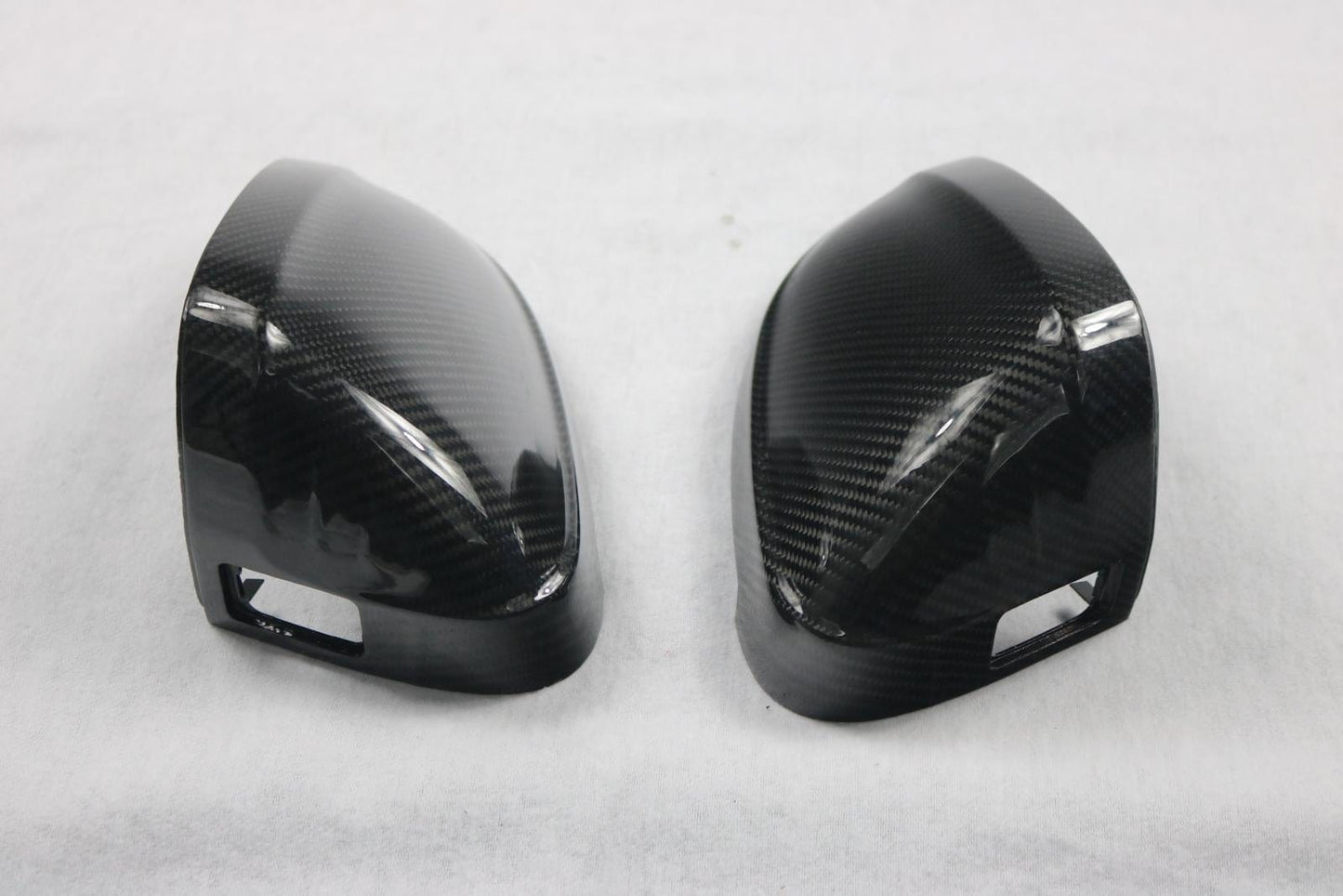 Avec détecteur d'angle mort Coques de rétroviseurs finition Carbone pour Audi A4 B9 (2017 - 2022)