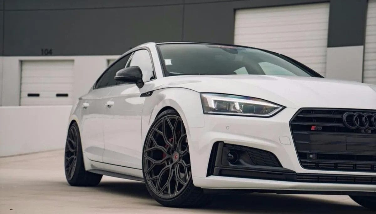 Coques de rétroviseurs Noir Brillant pour Audi A5 B9 (2017 - 2022)