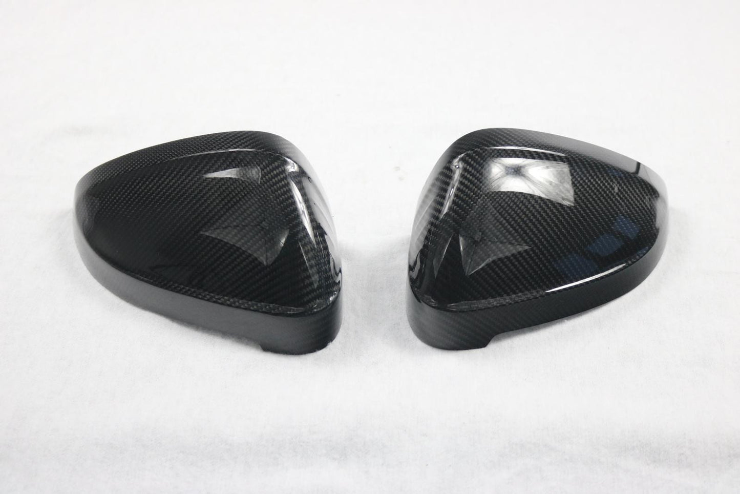 Sans détecteur d'angle mort Coques de rétroviseurs finition Carbone pour Audi A5 B9 (2017 - 2022)