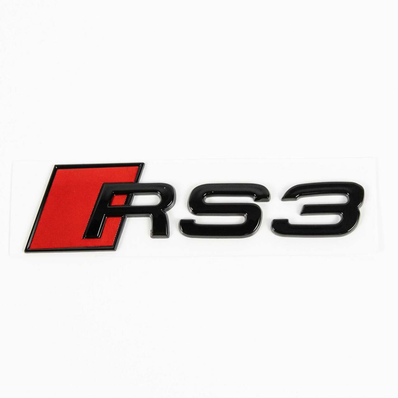 Emblème de coffre logo noir AUDI RS3 Black Edition