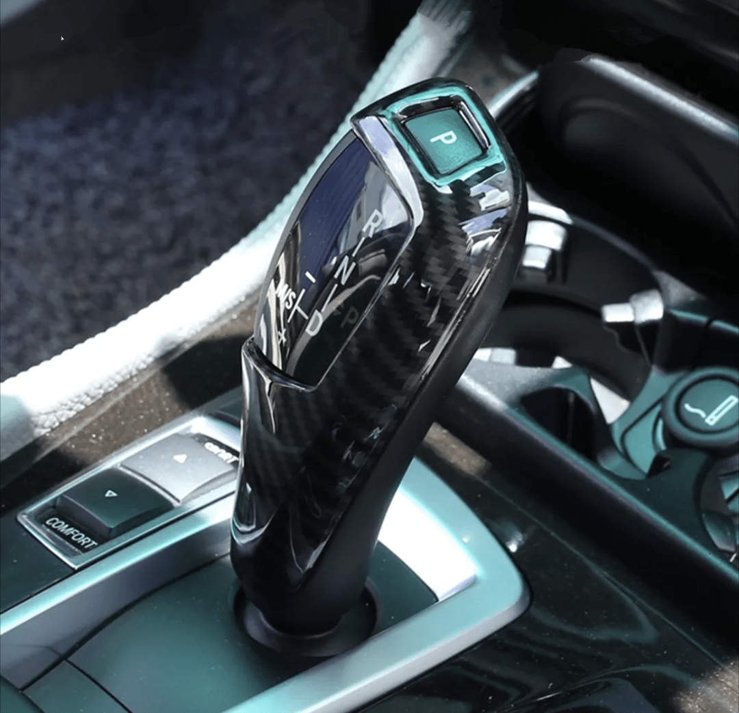 Badmen fibre de carbone contrôle boîte de vitesse pommeau de levier de  vitesse panneau cadre couverture autocollant garniture intérieure pour  série 3 F30 F31 GT F34 série 4 F32 F33 F36 2013-2018 - Temu Belgium