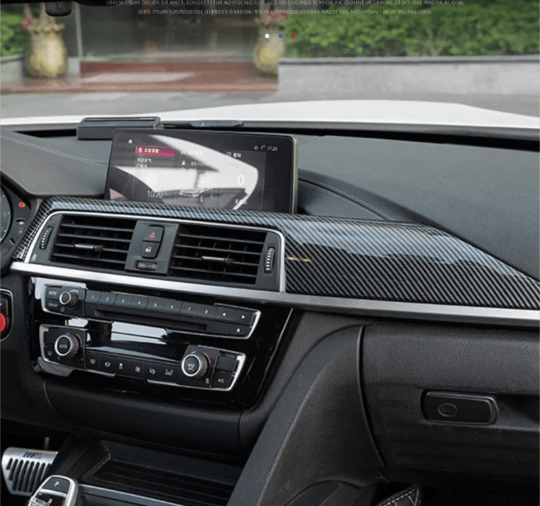Inserts intérieur carbone tableau de bord pour BMW Série 4 F32 (2012 - 2018)