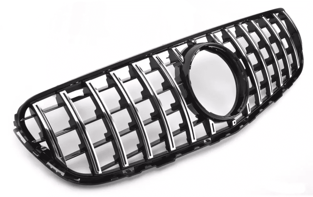 Argent / Sans caméra 360° Calandre Panamericana AMG GTR pour Mercedes GLC X253 (2015 - 2019)