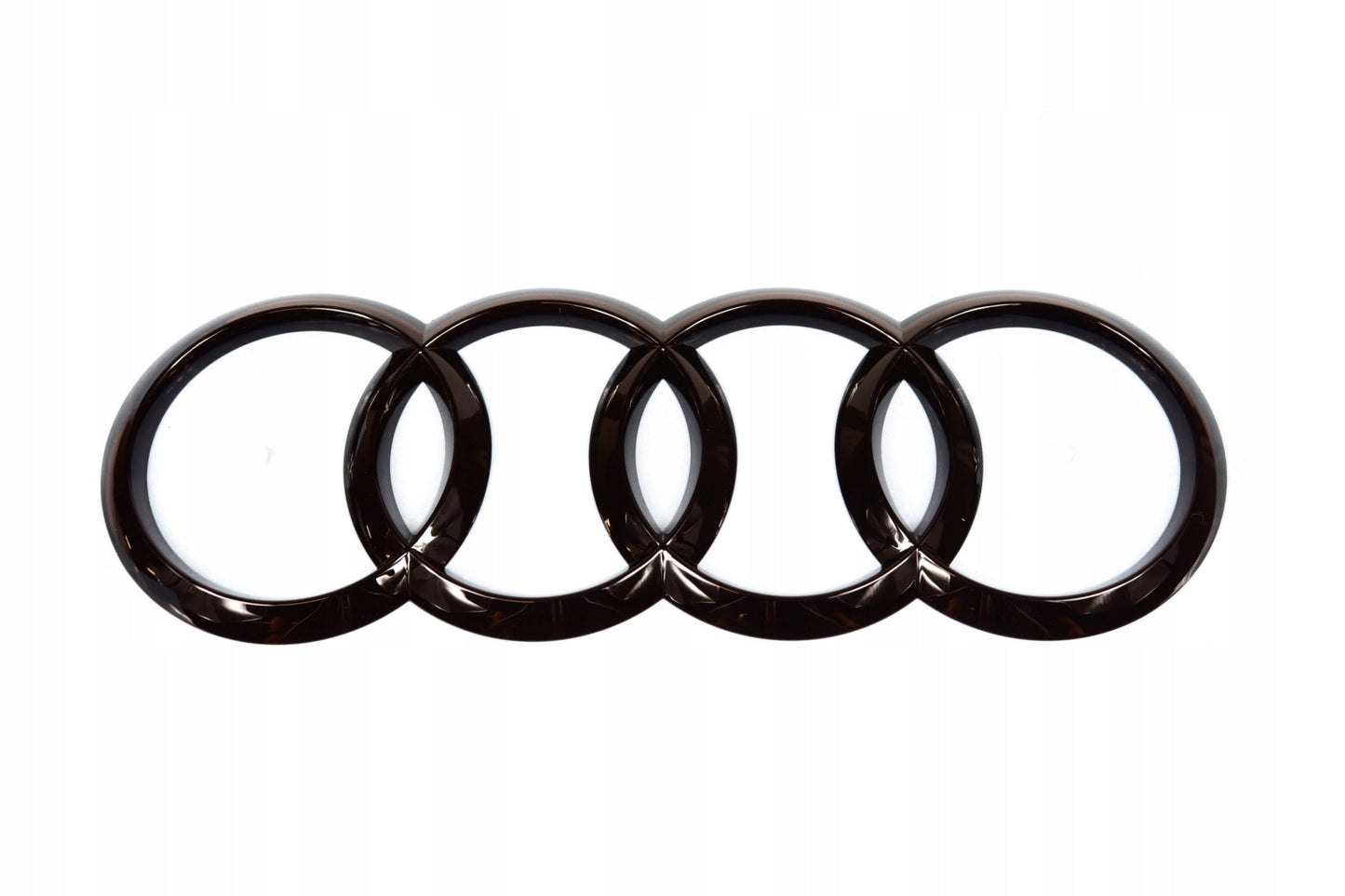 AUDI A4 2004-2008 / Noir brillant Emblème de coffre logo AUDI Black Edition noir