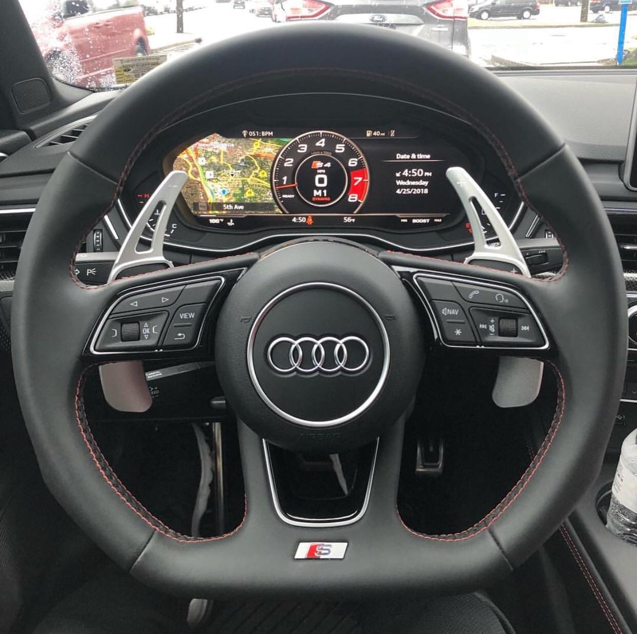 Palettes au volant pour AUDI Aluminium à partir de 2017