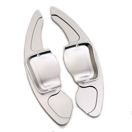 Argent Palettes au volant en Aluminium pour VW Golf et Passat B6