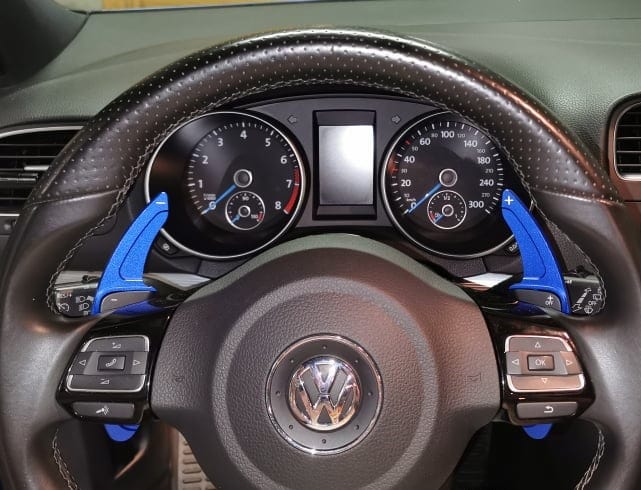 Palettes au volant en Aluminium pour VW Golf et Passat B6