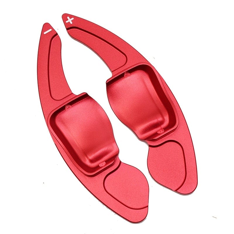 Rouge Palettes au volant en Aluminium pour VW Golf et Passat B6