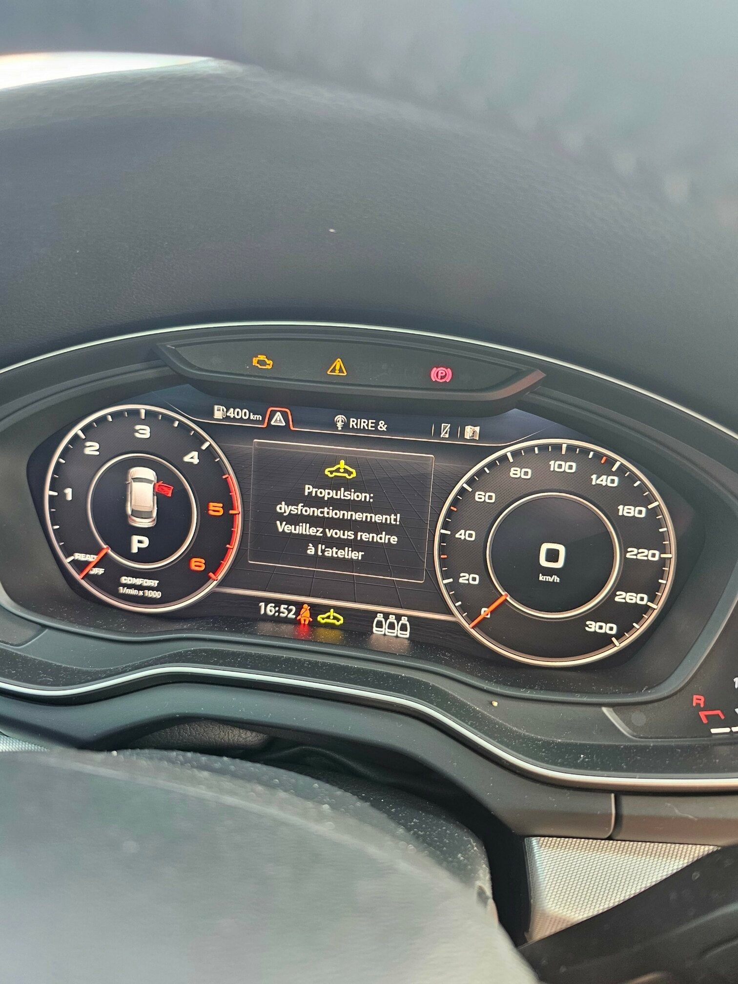 Propulsion dysfonctionnement veuillez vous rendre à l'atelier Audi : comprendre et diagnostiquer