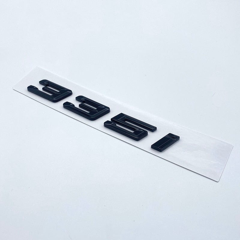 335i New Font Numbers Letters 316i 318i 320i 325i 328i 330i 340i GT ABS Emblem for BMW 3 Series E90 E46 F30 Car Trunk Logo Sticker