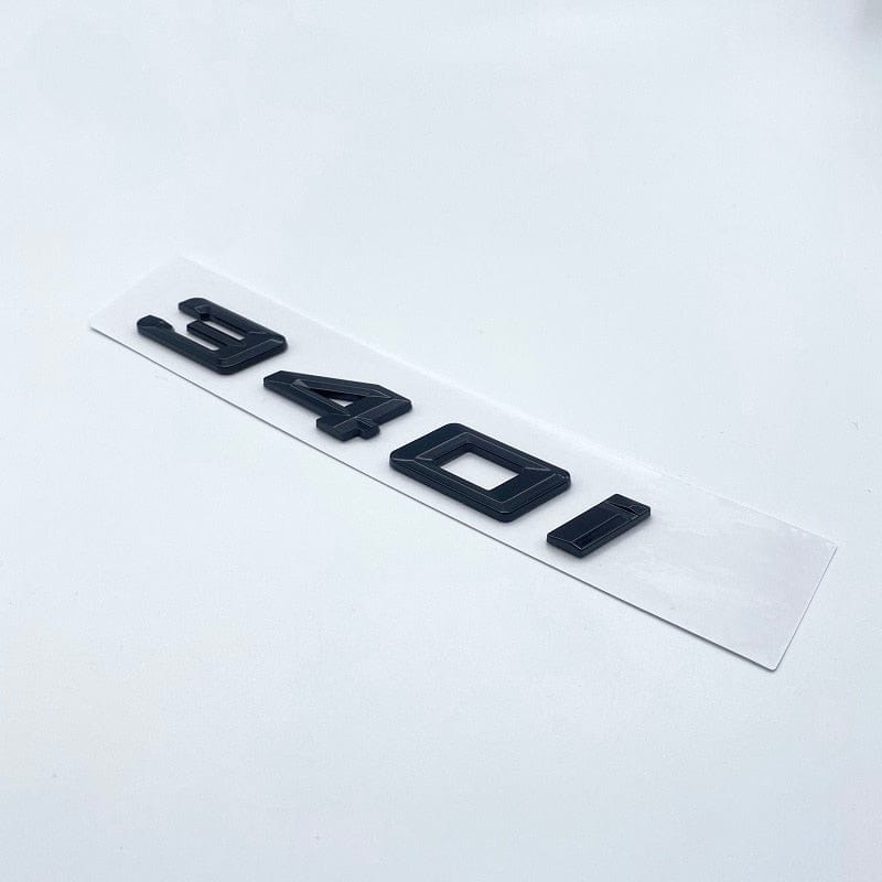 340i New Font Numbers Letters 316i 318i 320i 325i 328i 330i 340i GT ABS Emblem for BMW 3 Series E90 E46 F30 Car Trunk Logo Sticker