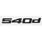3D Chrome Letters For Car Trunk BMW 520i 520d 530i 535i 535d 530d E60 E39 F10 Emblem Badge Logo Lettering Stickers Accessories