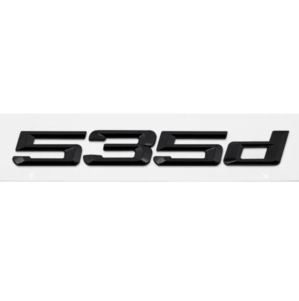 3D Chrome Letters For Car Trunk BMW 520i 520d 530i 535i 535d 530d E60 E39 F10 Emblem Badge Logo Lettering Stickers Accessories