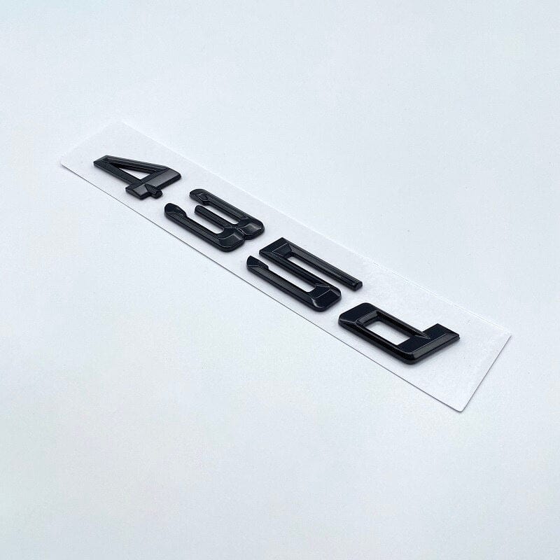 435d Badges de coffre Lettrage Noirs BMW Série 4 F32 420d 420i 425d 428d 428i 430d 435d 435i 440d 440i