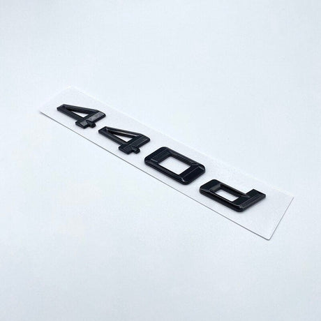 440d Badges de coffre Lettrage Noirs BMW Série 4 F32 420d 420i 425d 428d 428i 430d 435d 435i 440d 440i