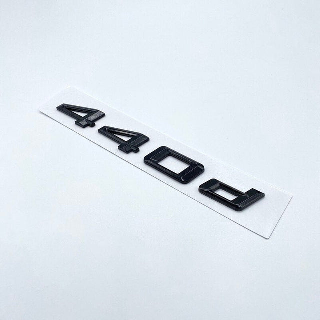 440d Badges de coffre Lettrage Noirs BMW Série 4 F32 420d 420i 425d 428d 428i 430d 435d 435i 440d 440i