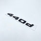 440d Badges de coffre Lettrage Noirs BMW Série 4 F32 420d 420i 425d 428d 428i 430d 435d 435i 440d 440i