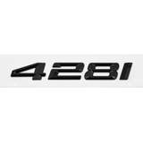 Badges de coffre Lettrage Noirs BMW Série 4 F32 420d 420i 425d 428d 428i 430d 435d 435i 440d 440i