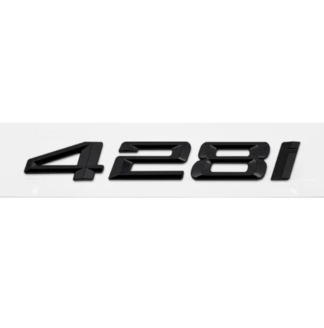 Badges de coffre Lettrage Noirs BMW Série 4 F32 420d 420i 425d 428d 428i 430d 435d 435i 440d 440i