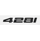 Badges de coffre Lettrage Noirs BMW Série 4 F32 420d 420i 425d 428d 428i 430d 435d 435i 440d 440i