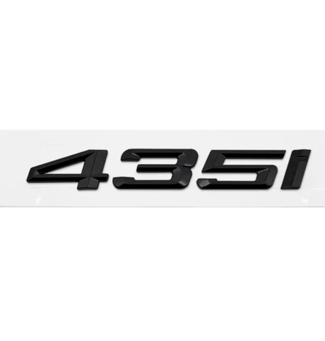 Badges de coffre Lettrage Noirs BMW Série 4 F32 420d 420i 425d 428d 428i 430d 435d 435i 440d 440i