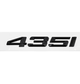 Badges de coffre Lettrage Noirs BMW Série 4 F32 420d 420i 425d 428d 428i 430d 435d 435i 440d 440i