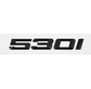 3D Chrome Letters For Car Trunk BMW 520i 520d 530i 535i 535d 530d E60 E39 F10 Emblem Badge Logo Lettering Stickers Accessories