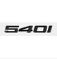 3D Chrome Letters For Car Trunk BMW 520i 520d 530i 535i 535d 530d E60 E39 F10 Emblem Badge Logo Lettering Stickers Accessories