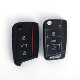 Coque de clé en silicone pour Volkswagen