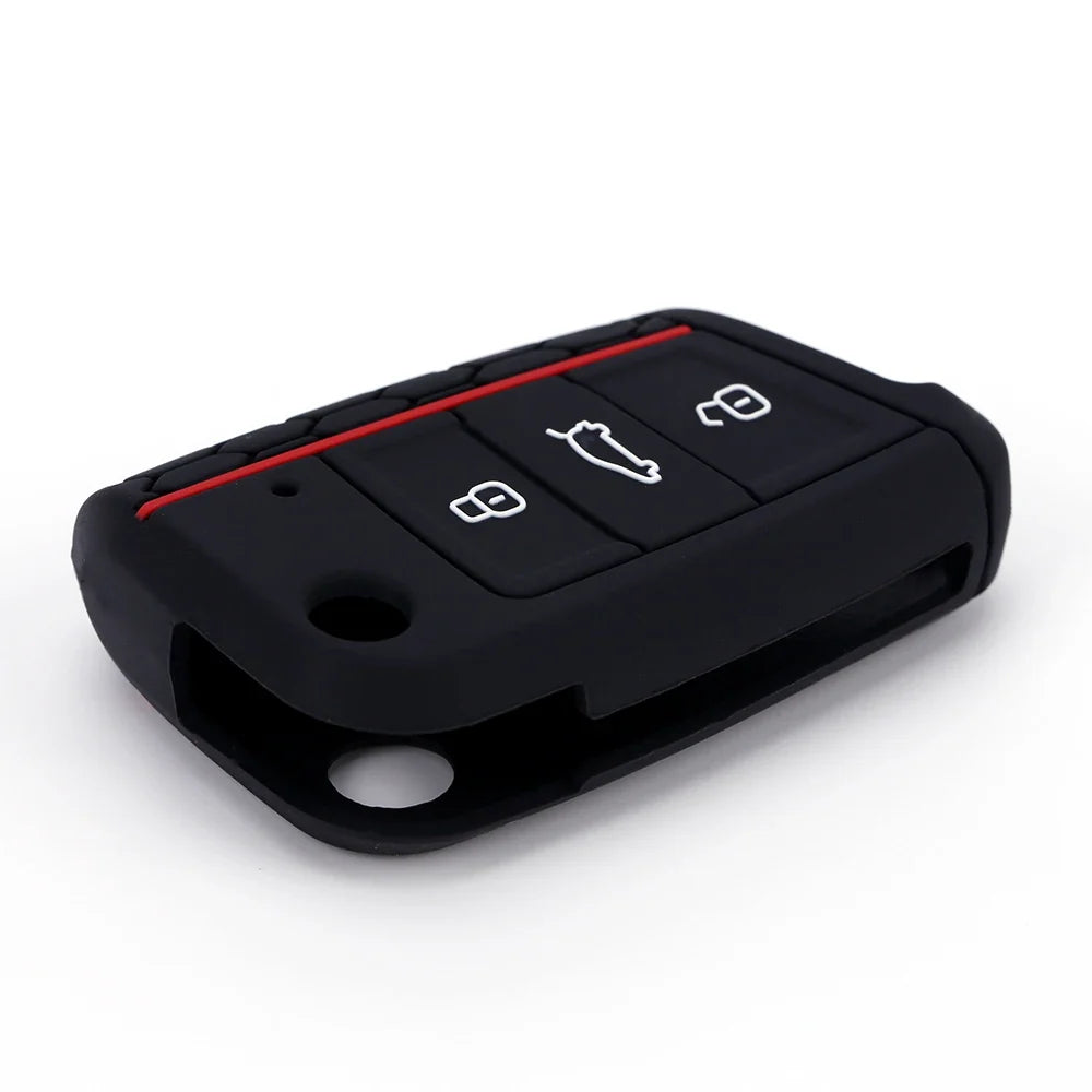 Coque de clé en silicone pour Volkswagen