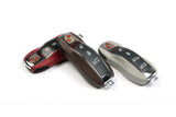 Coque de clé en cuir pour clé Porsche 3 boutons