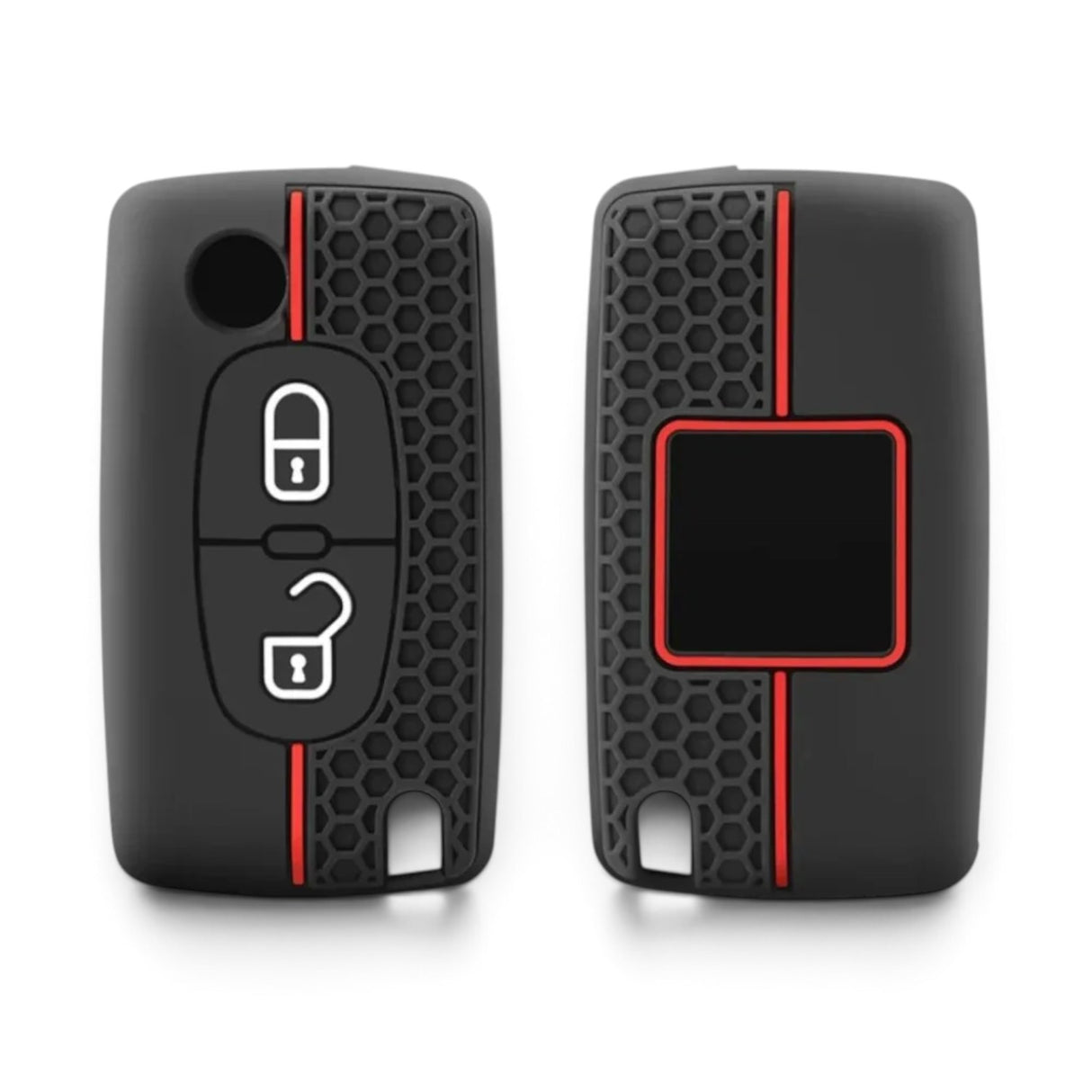 Coque de Clé Peugeot SIlicone – Housse de Protection pour Télécommande Peugeot 207 208 2008 308 3008 5008