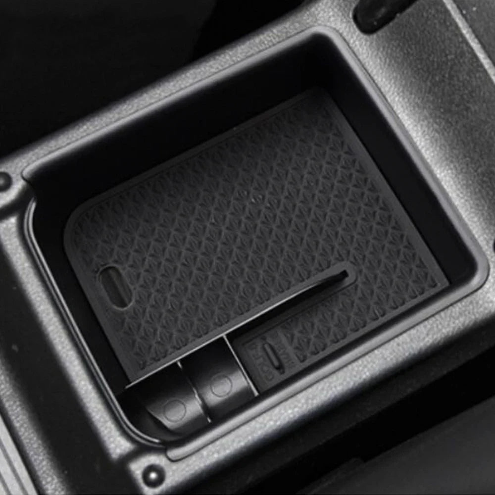Bac de rangement d'accoudoir central noir pour Volkswagen Golf 8