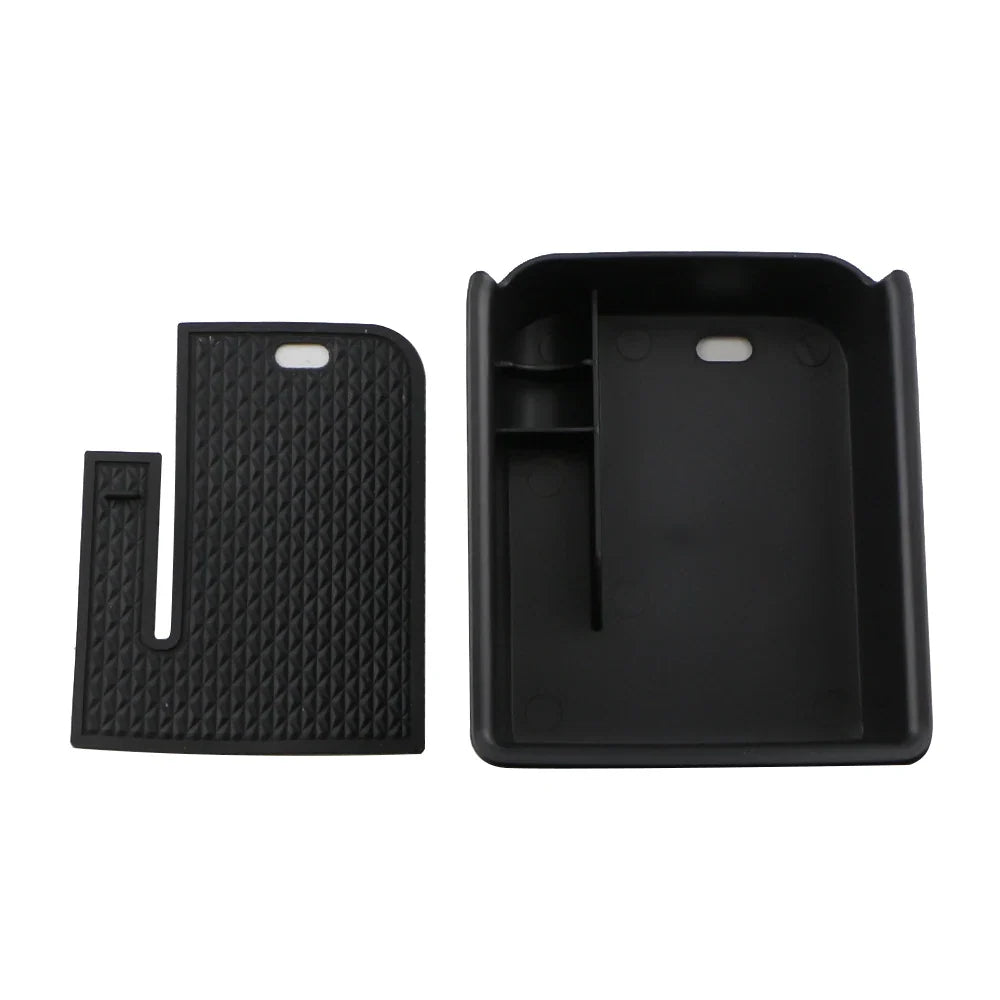 Bac de rangement d'accoudoir central noir pour Volkswagen Golf 8
