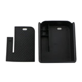 Bac de rangement d'accoudoir central noir pour Volkswagen Golf 8