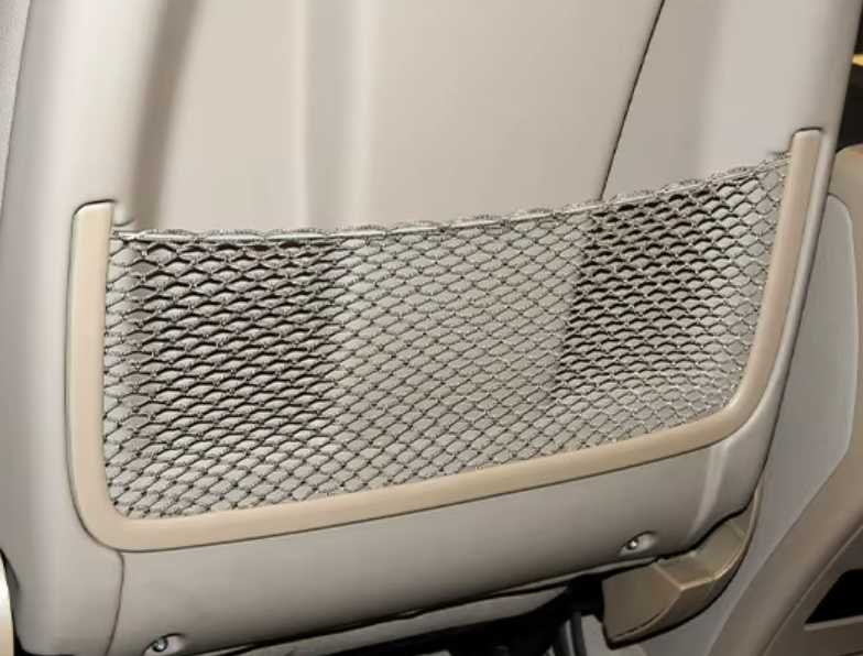 Filets de rangement pour dossier de siège avant de Mercedes ML W164