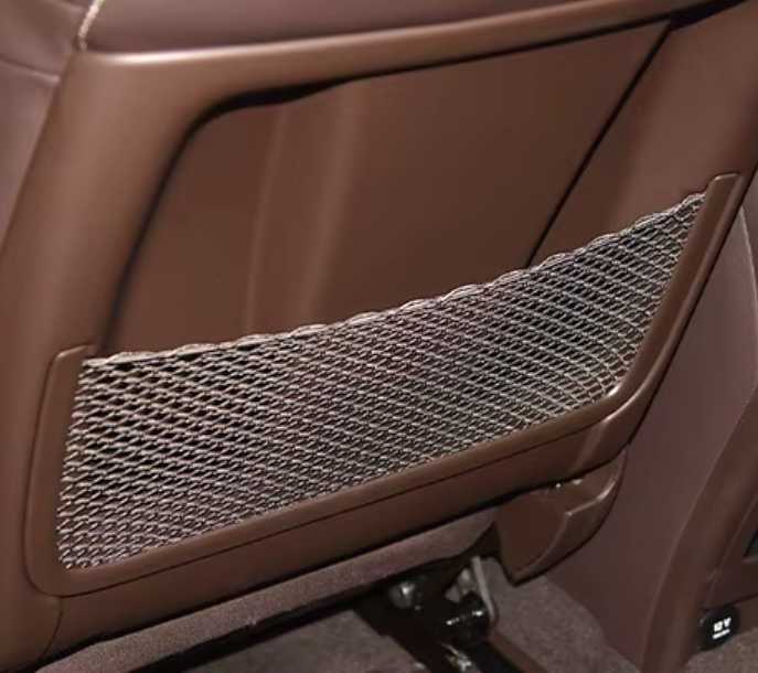 Filets de rangement pour dossier de siège avant de Mercedes ML W164