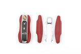 Coque de clé en cuir pour clé Porsche 3 boutons