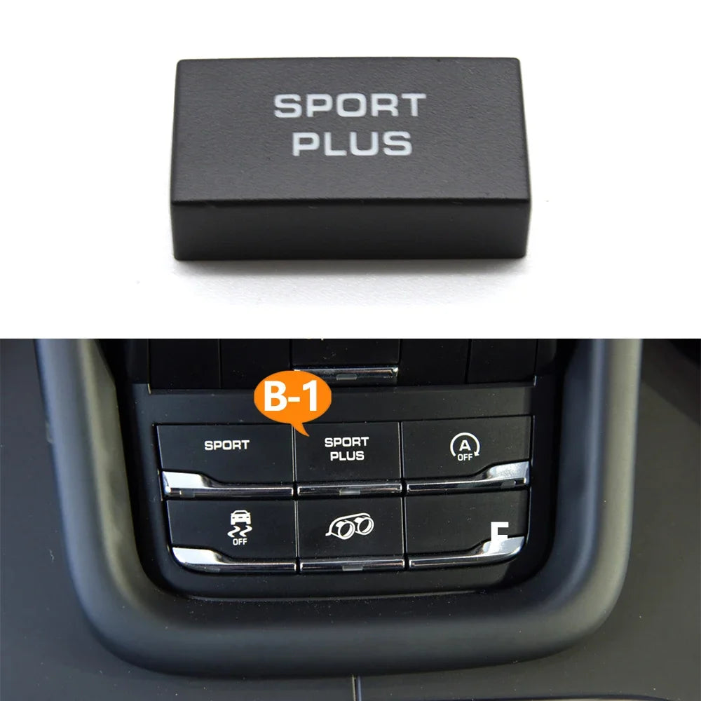 Boutons de console centrale pour Porsche Cayenne 92A