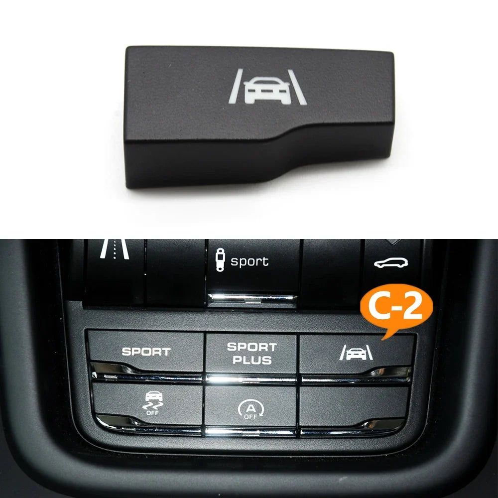 Boutons de console centrale pour Porsche Cayenne 92A