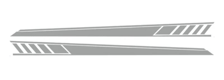 2 Pcs Door Side Stripes Skirt Sticker For Mercedes Benz W177 A Class AMG A35 4Matic A45 S 2018-Present A220 A250 Accessories